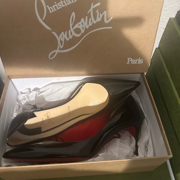 Christian Louboutin Black Patent Heels